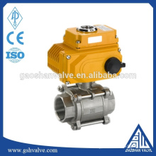 electric actuator 3pc ball valve